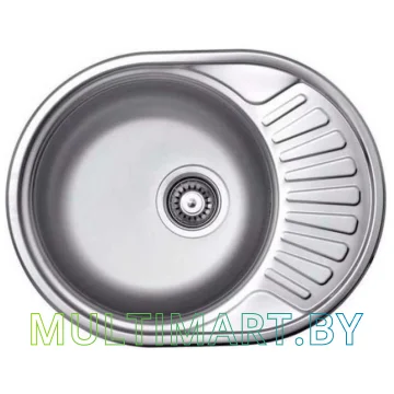 Кухонная мойка КромРус EC 257 RUS (чаша слева, без сифона)